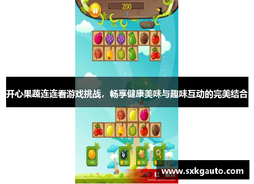 开心果蔬连连看游戏挑战，畅享健康美味与趣味互动的完美结合